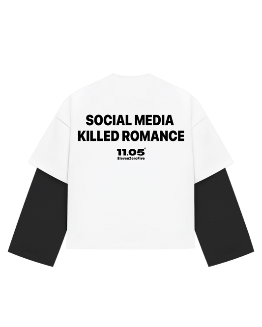 "Social Media Killed Romance" Double Long Sleeve