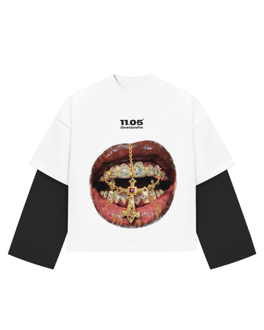 "Gold Grillz" Double Long Sleeve