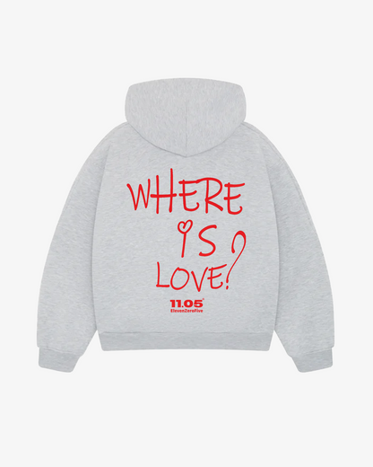 "Where is love?" Comfy Hoodie