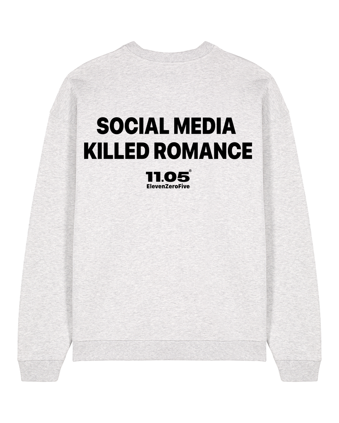 "Social media killed romance" Crewneck Sweatshirts