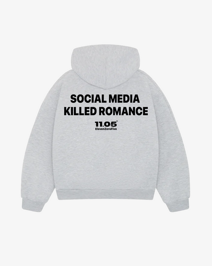 "Social media killed romance" Comfy Hoodie