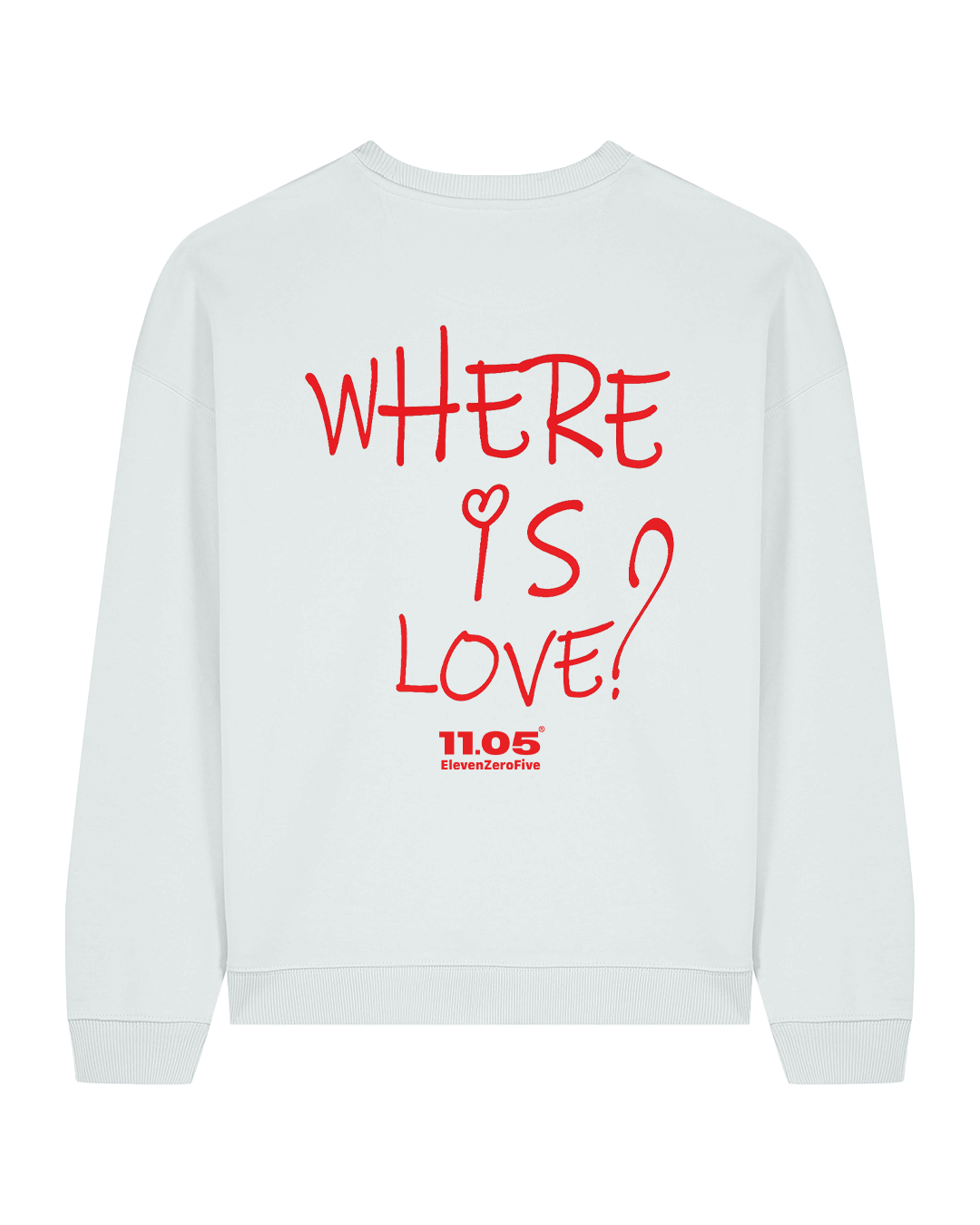 "Where is love?" Crewneck Sweatshirts