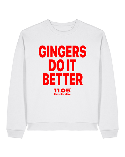 "Gingers do it better" Felpa girocollo