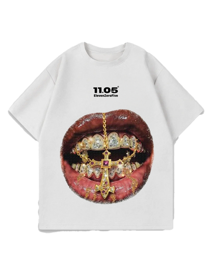 "Gold Grillz" Oversized T-Shirt