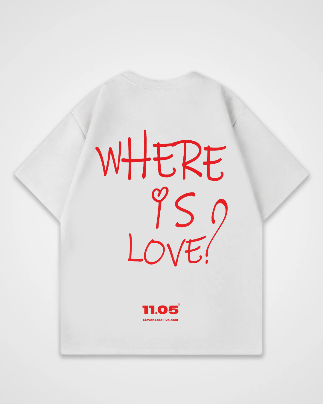 'Where is love?' Oversized T-Shirt